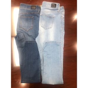 Two pair of Celebrity Pink Skinny Jeans